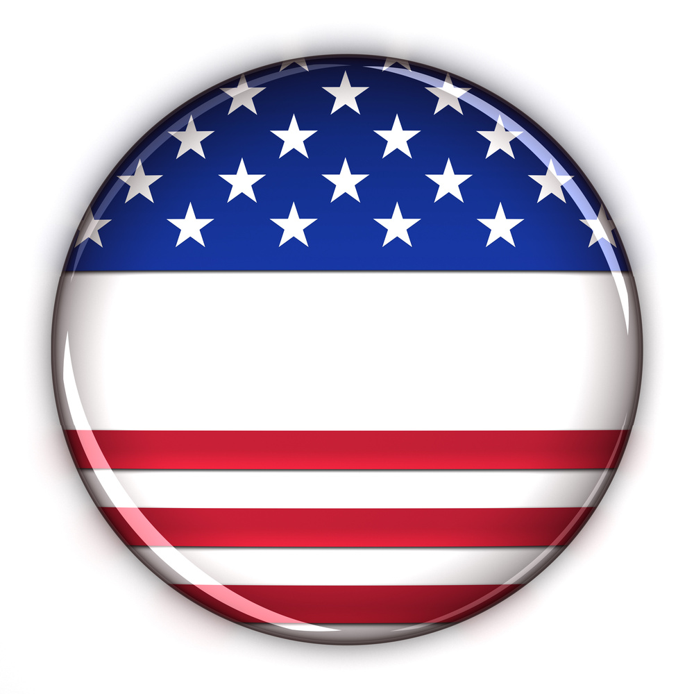 Patriotic button